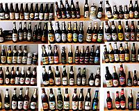 Private Bierflaschensammlung, teilweise Raritäten REINE DEKOARTIKEL !!! 147 Flaschen mit Etikett