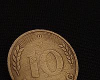 10 Pfennig Münze von 1949 D Bank Deutscher Länder 