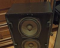 Braun L715 Lautsprecher Paar schwarzes Gehäuse 1976