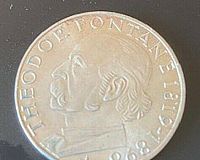  5 DM Silber-Gedenkmünze von 1969 Theodor Fontane